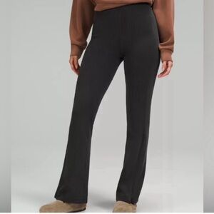 Lululemon Brushed Softstreme Ribbed Zip Flared Pant 32.5"